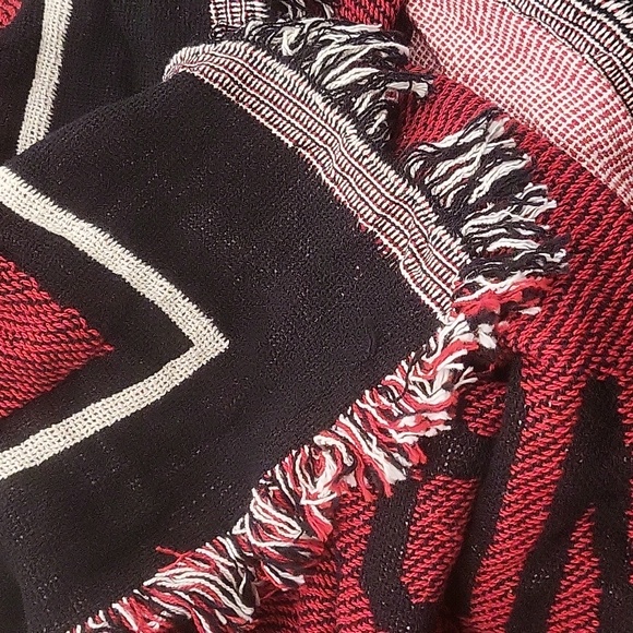 Northeastern University Afghan Tapestry Blanket Throw 65 X 45 - Picture 3 of 5
